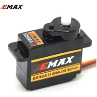 EMAX ES08A II 9g Micro Servo Plastic Gear Analog Mini Servo1.8kg/Sec for RC Models Fixed Wing 3D Airplane Replacement DIY Parts