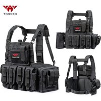 YAKEDA modular multi pack design hunting vest with adjustable webbing and back cross webbing design to prevent sweating