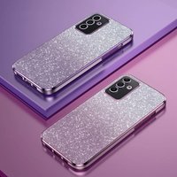 Shiny Glitter Plating Silicone Case for Samsung Galaxy A55 A17 A35 A25 A15 A05 A05S A54 A34 A24 A14 A04s Bling Soft Back Cover