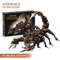 Mechanical Scorpion MOC Bricks Toys Mecha Creative Animal Model DIY Building Blocks Desk Decor Adult Children Birthday Gifts NEW