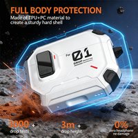 For AirPods Pro 2 AirPods 4 Case With Hook Safety Lock Earphone Cover Cortex Case For AirPods Pro 3 Bluetooth Headset Cover