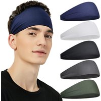 AliExpress NONE 2PCS Sports for Women and Men Moisture Wicking Workout Headband Sweatband Headbands Running Cycling Football Yoga Hairband