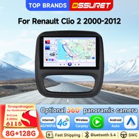 OSSURET Schneller Versand 9 Zoll 2 Din Android 15 Autoradio für Renault Trafic 3 2014-2021 für Opel Vivaro B 2014-2018 Autoradio CarPlay Android Auto Optional 360 ° Kamera-Videoplayer mit Bluetooth,