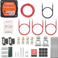 3m/5m/7m/10m Split Charge Relay Kits Ready Made Leads 12V 140A Voltage Senstive VSR Camper Van Car Accessories