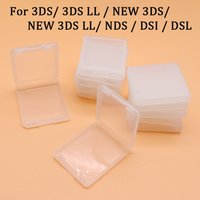 2/5PCS Transparent white Game Case For 3DS DSI DSL for NDSi NDS SD TF MS Game Cartridge Storage Box for NDSL for New 3DS XL