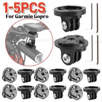 1-5X Bike Computer Mount Bicycle Headlight Holder Adapter For Garmin Sport Camera Bracket Adapter Fixing Base Connecting Seat