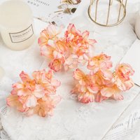 10Pcs Silk Hydrangea Wedding Headwear Christmas Wreath Scrapbook Diy Flower Arrangement Home Garden Decoration Artificial Flower