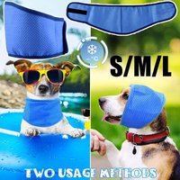 Dog Cooling Neck Guard, Reusable Breathable Summer Collar Scarf, Prevent Overheating for Small Medium Dogs Outdoor