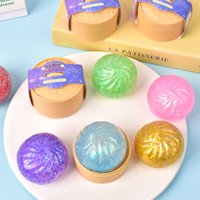 Glitter Squishy Dumpling Fidget Toys Mini Squishy Dumpling Soft Stretchy Stress Relief Squeeze Toys for Adult Sensory Fidget Toy