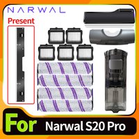 Accessories For 나르왈 NARWAL S20 Pro Cordless Wet Dry Vacuum Cleaner Brush Roller And HEPA Filter Replacement Water Tank Part