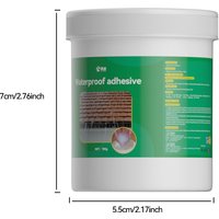 Transparent waterproof adhesive bathroom waterproof quick-drying paint transparent invisible with brush repair adhesive