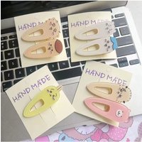 New Jiyi Acrylic Hairpin Xiaoba Usachijiyi Flying Squirrel Chestnut Head Cute Cartoon Duckbill Clip Student Girl