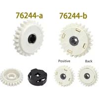 Building Blocks Toys for DIY Technical Part 10PCS/lot MOC Round Clutch Gear 24 Tooth Car Accessories Compatible with 76244