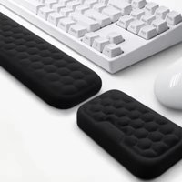 Keyboard Mouse Wrist Rest Ergonomic Office Typing Protect Relax Wrist Memory Foam Mouse Pad Computer Notebook Mouse Pad