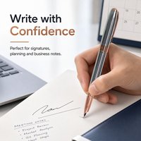 Hero 9630 Fountain Pen Silver Gray Metal Body Fish Scale Engraved Texture Rose Gold Trim Elegant Business Writing Pen Gift