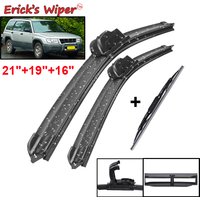 Erick's Wiper Front & Rear Wiper Blades Set Kit For Subaru Forester SF MK1 1997 - 2005 Windshield Windscreen Window 21"+19"+16"