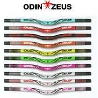 AliExpress NONE ODINZEUS 10 Color Full Carbon Fiber MTB Handlebar Flat/Rise 31.8mm Lightweight 580-740mm UD/3K Glossy Black For Mountain Cycling