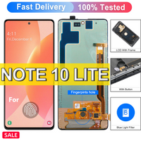 Écran tactile LCD Super AMOLED avec cadre de remplacement, pour Samsung Galaxy Note 10 Lite N770 N770F N770F/DS