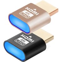 1-5pcs LED Display HDMI Virtual Display 4K HDMI DDC EDID Dummy Plug Display LED Cheat Virtual Plug HDMI Dummy Emulator Adapter