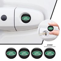 Keyring 4PCS Car Wheel Center Hub Caps Cover Sticker Logo Decals For Land Rover Range Rover Evoque Velar Defender DiscoveryFreel