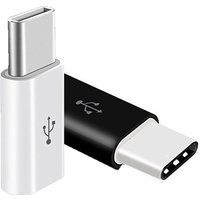 1PCS/5PCS Micro USB Female To Type C Male Adapter Mobile Phone Android Converter Micro-B To USB-C Data Cable Connector