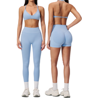 Seamless 2PCS Yoga Clothes Women's Tracksuit Athletic Wear Pilates Fitness Set Gym Workout Sets Push Up Sports Bra Leggings Suit