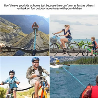AliExpress NONE MTB Bike Towing Rope Trailer Rope Bicycle Nylon Traction Rope with Storage Bag Parent‑Child Outdoor Tool Cycling Safety Equipmen