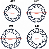 AliExpress GUSTAVO ultralight Bicycle Chainring Narrow Wide Stars 46 48 50 52T 130BCD Sprocket for Road Bike Folding Bicycle