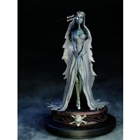 Emily 3D Printed White Model for Painting Practice High Aesthetic Value Collectible Figurine Suitable for Ages 15 And above