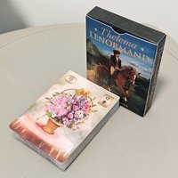 Thelema Lenormand Oracle Deck 9*6cm 36 Esoteric Divination Cards for Daily Guidance Double-embossed Cardstock