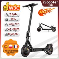 Hulajnoga elektryczna iscooter W3C City Commuter, 8,5 cala, 36V 7,8Ah, zasięg 22-30 km, napęd na przednie koło, płynna jazda, hulajnogi elektryczne z aplikacją.