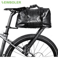 Bicycle Rear Seat Rack Adjustable Aluminum Alloy MTB And Gravel Bike Bike Carrier Passcode Lock Bike Bag Bikepacking