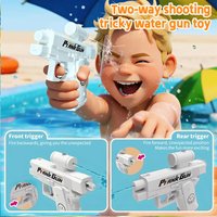 Hot New Outdoor Portable Double-sided Reverse Water Gun Prank Reverse Water Spray Toy Creative boyGift