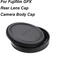 For Fujifilm GFX mount Lens Rear Cap or Camera Body Cap or Cap Set Plastic Black Lens Cover Lid for GFX50R GFX50S GFX100 GFX100S