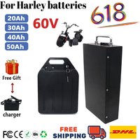 For HarleyBattery 60V 20Ah 30Ah 40Ah 50Ah Electric Motorcycle 18650 Lithium Battery Suitable CityCoco Electric Scooter Battery