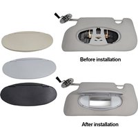Car Sun Visor Sunshade Panel Housing Vanity Mirror Cover For MINI Cooper S One D JCW R55 R56 R57 R59 R60 Interior Accessories