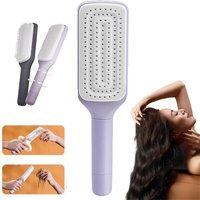 1/2pcs Rotatable Self Cleaning Hair Brush Massage Air Cushion Comb Magic Retractable Self-Cleaning Massage Brush Telescopic Comb