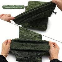 Silicone Treated Gun Sock Polyester Rifle Cover Fishing Rod Protection Case Tactical Hunting Sleeve Accessory