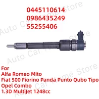 Injecteur de Carburant Diesel, pour Fiat Doblo 0445 Krasnofior37Qubo adieu Romeo 1.3D 110 614 55255406 0986435249 500