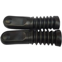 2PCS About 150MM Motorcycle Front Fork Rubber Cover Gaiters 50cc Scooter Parts Shock Anti Dust Boots For Yamaha JOG 50 3KJ