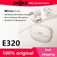 SHOKZ OpenDots 2 E320 Clip-on Kopfhörer Dolby Audio Lange Akkulaufzeit Original Fitness-Lauf-Ohrhörer Bluetooth 6.1 Ohrstöpsel