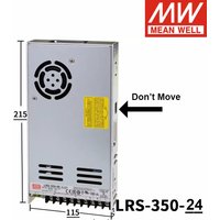 Mean Well LRS-350 Switching Power Supply LRS-350-24 24V 14.6A 350.4W AC-DC Industrial LED Driver Voltage Transformer Adapter