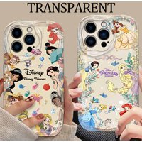 cute princess Anime Phone Case For Google Pixel 10 9 8A 8 7A 7 Pro XL Plating Cream Pattern Transparent Soft Cover