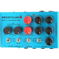 MOSKY Audio Bright Flame Multi-Effects Preamp Pedal - Stereo Cab Simulator, DI Box, Amp Modeling with 3 Classic Tones,for Guitar
