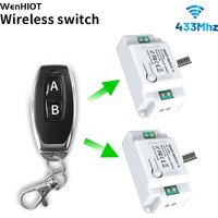 RF 433Mhz Smart Wireless Switch Remote Controller 100-250V 10A Relay - Electronic Device Control