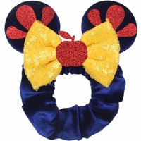 1pc Christmas Ears Hair Scrunchies Velvet Elastic Hairbands For Girls Sequins Bows Headband Women Trip DIY Accessories