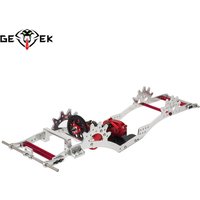 CNC Aluminum LCG Chassis Rails Set CMS Servo Mount Panhard Mounts for 1/10 RC Crawler SCX10 Capra Axle Cheater Rigs Comp Builds