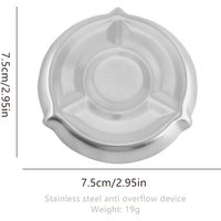 Essential Prevent Pasta Soups Milk Boiling Over Boil Control Disc For Home Cookers Stainless Steel Pot Watcher Disc Kitchen