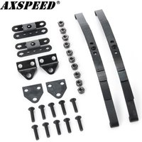 AXSPEED RC Car Leaf Springs Suspension Steel Bar Highlift Chassis for for 1/10 RC Rock Crawler Car D90 RC-4WD Accessories