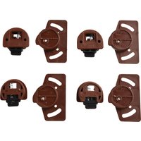 4/8 Pairs Cabinet Sliding Door Gear Wheel Gear Circuit Board Indoor Panel Kit Sliding Door Guide Furniture Wardrobe Roller